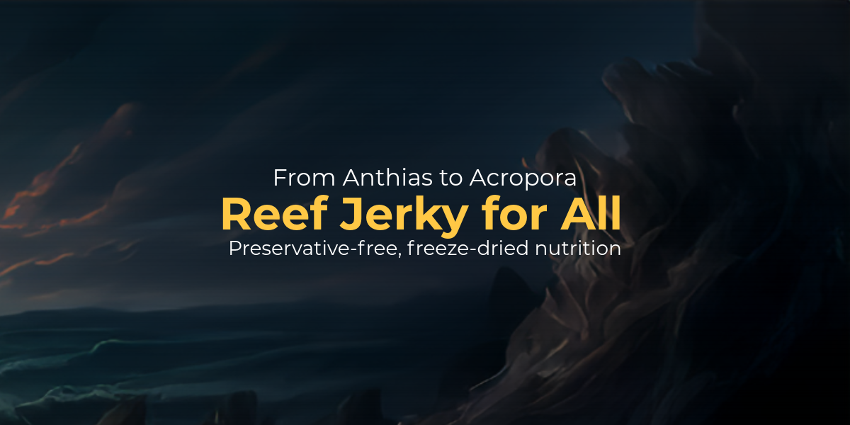 Reef Jerky Coral and Fish Food
