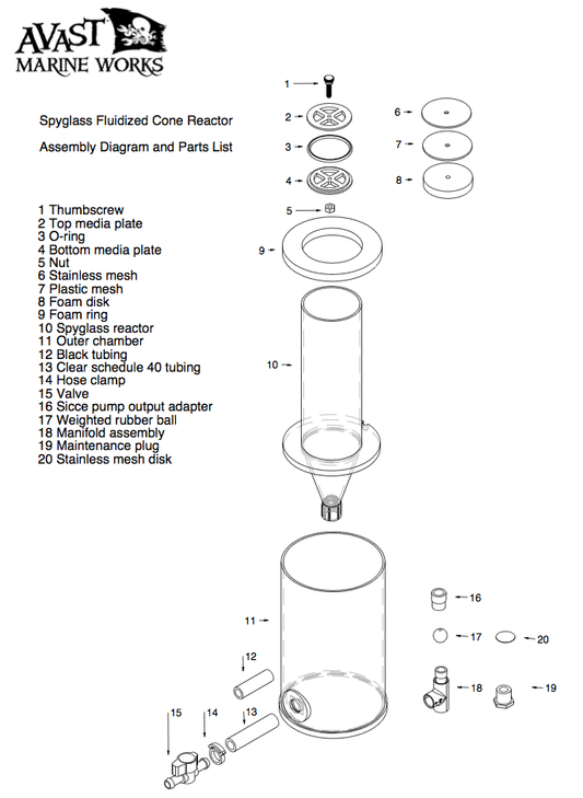 Spyglass parts list